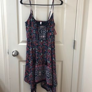 Sleeveless boho dress
